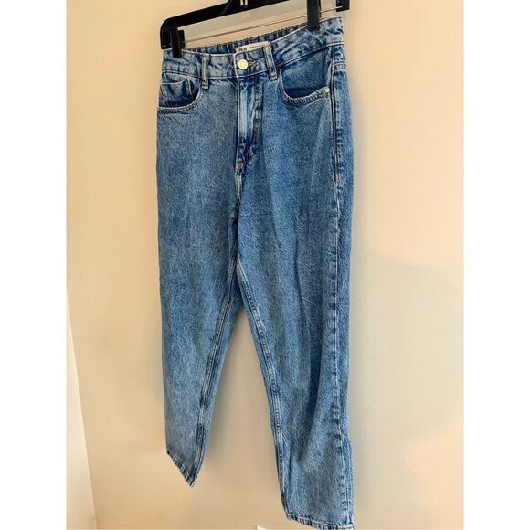Zara Classic Mom Jeans High Waist Straight, Women’s Size 4 - Picture 3 of 9